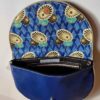 Pochette femme demi lune bleu DIANE – Image 2