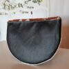 Pochette femme demi lune DIANE noir marron – Image 3