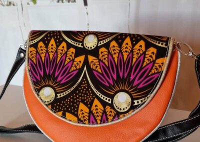 sac bandoulière orange